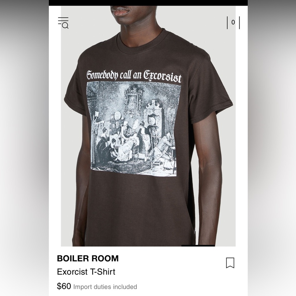 Woman's Men's Boiler Room Somebody Call an Exorcist Goth Gothic Rocker unisex